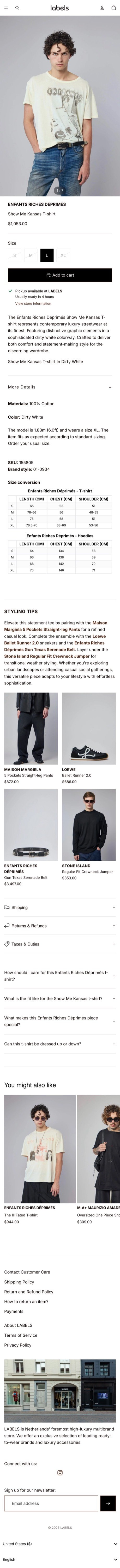Labels — Luxury Streetwear store