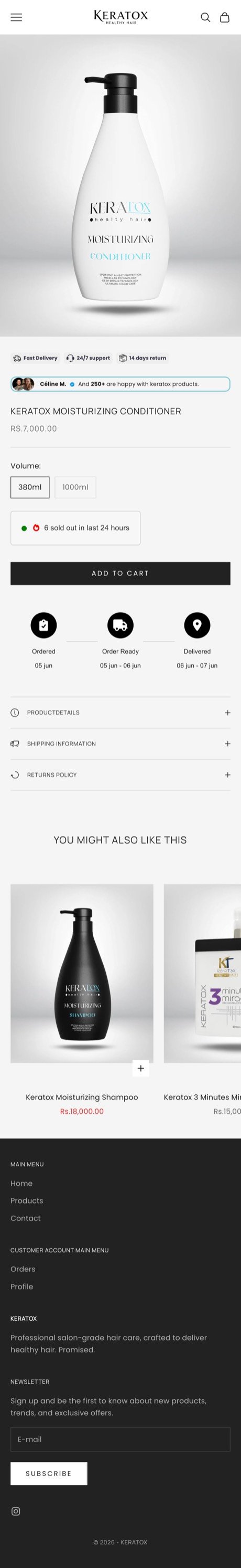 Keratox — Hair Care store